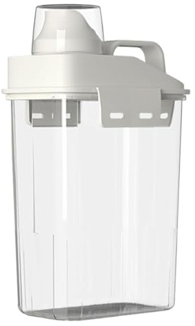 Demsyeq Dispenser di detersivo, riutilizzabile, per riporre i cialde della biancheria, organizer per la lavanderia, dispenser impermeabile per ammorbidente per bucato