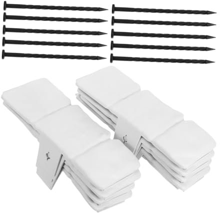 Toddmomy 10pezzi Con Recinzione Con Chiodi Per Letti e Facile Installazione e Resistente