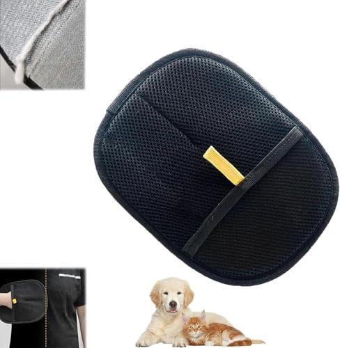 Gahwa Pet Hair Remover, Electrostatic Pet Hair Removal Gloves, Reusable Cat & Dog Hair Remover for Couch, Furniture, Carpet, Car Seat, Upgraded Animal Fur Removal Tool, Cat Grooming Gloves (1PCS)