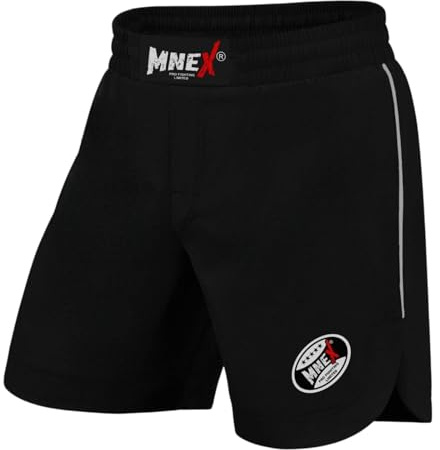 MMA Shorts for Training and Kick Boxing, Trunks for Bodybuilding, Cage Fighting, Muay Thai,BJJ Grappling and Combat Sports