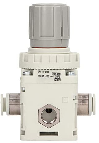 BRegulador de presión de vacío neumático industrial, válvula de control de presión de aire de interfaz de 8 mm, ajuste de autoinforme para compresores, secadores y tuberías de aire