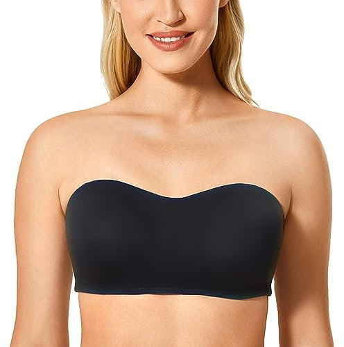 Reggiseno da donna push up soft confortevole reggiseni 2025 reggiseno a fascia da donna senza spalline imbottito reggiseno push-up con spalline antiscivolo in silicone trasparente bretelle da donna