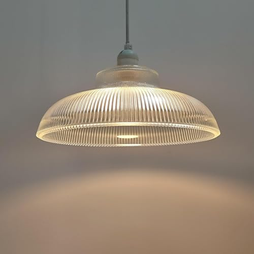 CGC Glass Bistro Adjustable Ceiling Pendant Light Lamp Shade (XL Size)