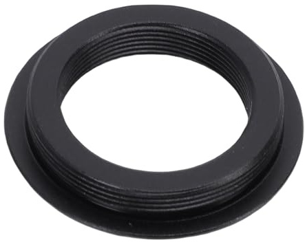 Yanmis Adaptateur RMS pour Lentille de Microscope, Artisanat à Filetage Fin pour Divers Modèles de Microscope et Spécifications D'objectif, Alliage D'aluminium (27mm)