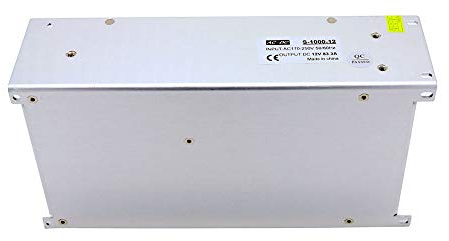 Dioche Fuente de Alimentación Conmutada Potente Fuente de Alimentación Conmutada - Controlador LED de 500 W con Protección contra Cortocircuitos, Sobrecargas y Sobretensiones - CA 100-240 V a CC 12
