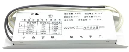 MAMA'S PEARL Ballasts électroniques dédiés au tube H universel 24 W 36 W 40 W 55 W redresseur de lampe fluorescente AC220 V 1 sortie 2G11 Ballasts(18-24W Universal)
