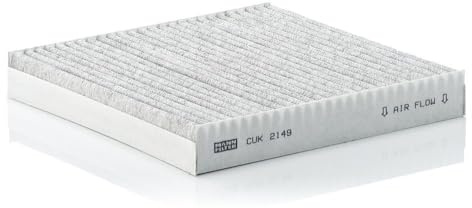 MANN-FILTER CUK 2149 Innenraumfilter/Kabinenluftfilter - Pollenfilter mit Aktivkohle - für Pkw + Transporter | Cuk 2149 Kompatibel mit Laguna II (BG0/1_),Laguna II Grandtour (KG0/1_),VEL Satis (BJ0_)