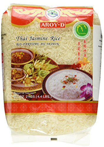 Aroy-D Duftreis, Langkorn Reis 100%, 1er Pack (1 x 2 kg)