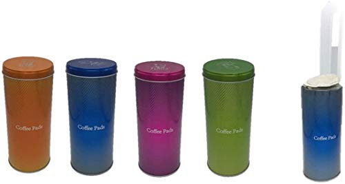 Dose für kaffeepads orange blau pink grün + Padheber
