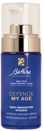 Bionike Defence My Age - Siero Rinnovatore Viso Intensivo Anti Age, Restituisce Elasticità e Forza alla Pelle e Contrasta Secchezza e Invecchiamento, Dona Elasticità e Luminosità, 30 ml