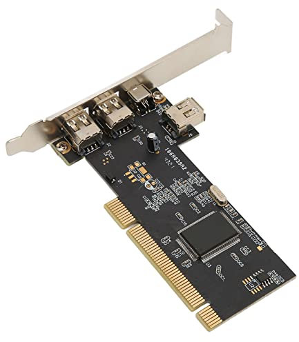Septpenta 1394 Firewire Karte PCI Express, 400 200 100 MBps Datenübertragungsrate, 7 Ports Gemäß IEEE 1394 Openhci Spezifikation, Vollduplex Verbindung für Desktop DV
