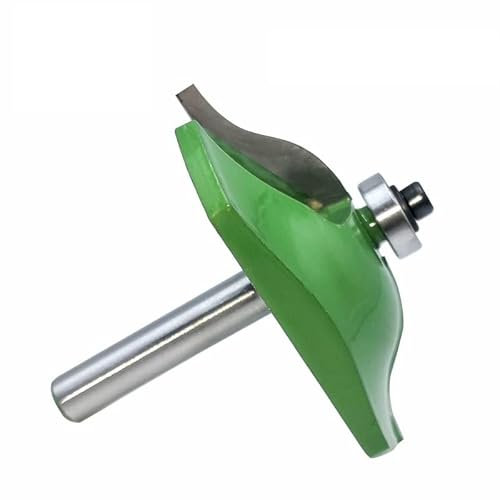 STORKY 8mm Gambo 3 Pezzi Porta Pannello Armadio tenone Router Bit Cabinet Rail &Stile Set Pannello Raiser Fresa for Legno MC02033