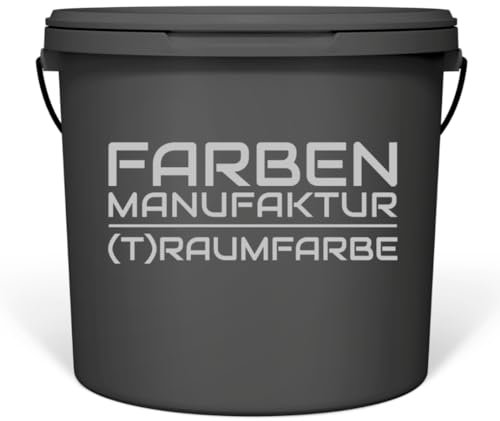 Farben Manufaktur Wandfarbe grau Innenwandfarbe Innenfarbe matt grau RAL Profi direkt deckend 5L, Farbe: RAL 7044 Seidengrau