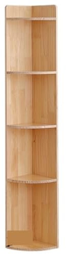 Eckregal Bad Eckregal Aus Holz Mit 5 Etagen, Eckregal Für Bücherregal, Ecklagerregal, Regale, Präsentationsständer Für Das Heimbüro Eckregal Balkon(150 * 30cm)