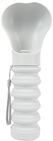 Botella de agua de viaje para perros, botella de agua portátil para perros - Vaso portátil de silicona para mascotas | Dispensador de agua a prueba de fugas para mascotas con vaso extra ancho,