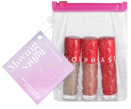 Sephora collections Limited Edition Moving Lights 3 Outrageous Intense Lip Plumpers Set - 0.2 fl oz / 6 mL each