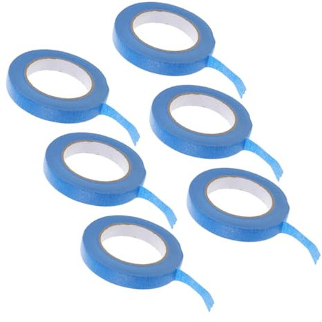 HAWILLOSCH 6er-pack Abdeckband Klebeband Rolle Zum Malen Basteln