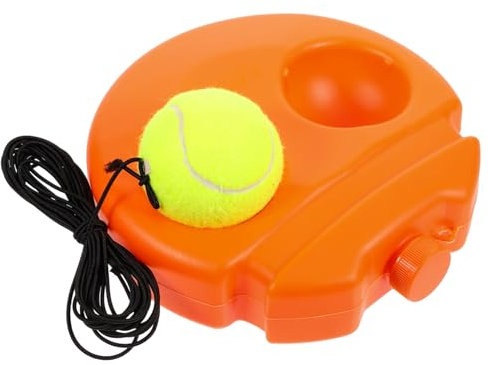Hemobllo 1satz Tennis Training Kit Mit Rückprallbasis Selbsttraining Tool Für Anfänger Und Fortgeschrittene Inkl Tennisball Geeignet Für Innen Und Außenbereiche Stabil Und Sicher Für