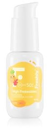 Freshly - Crema Solar SPF 50+ Bebés y Niños - 50ml - Kids Protection - Natural, Hidratante con Filtros Físicos Minerales