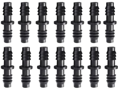 100 raccords droits multibarrettes for tuyau 8/11 mm, rallonge de tuyau 3/8, raccords for micro-aspersion d'irrigation de jardin