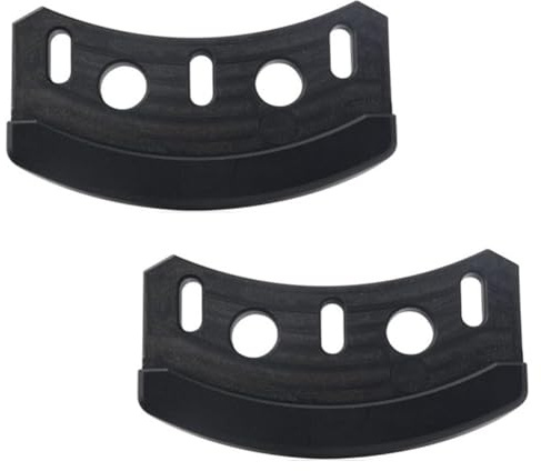 MoSundi M135188 Composite Skid Shoe für 106,7 cm, 111,8 cm, 116,8 cm, 119,4 cm, Schneefräsen und Scotts X-Series Traktoren, 2er-Pack, Schwarz