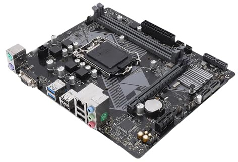 Bewinner Placa Base H310M F R2.0 Micro ATX para LGA 1151, Compatible con CPU Pentium Celeron de 9.ª y 8.ª Generación, DDR4 32 GB, PCIe 3.0, USB 3.1, VGA, LAN RJ45