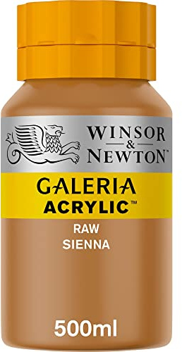 Winsor & Newton 2150552 Galeria Acrylfarbe, hohe Pigmentierung, lichtecht, buttrige Konsistenz, 500 ml Topf - Siena Gebrannt