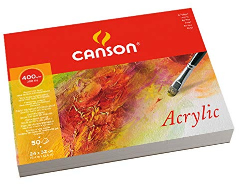 Canson 200807412 akryl, 24 x 32 cm, naturvit