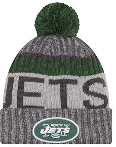 New Era NFL Sideline 2017 Bobble Mütze - New York Jets