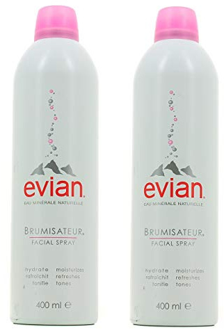Evian - Spray de 400 ml (lote de 2)