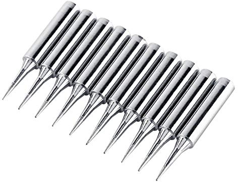 aqxreight - 10Pcs 900M-T-I Base en cuivre Fer électrolytique sans plomb et pointes de fer à souder rempla?ables au Forme d'outil de station de soudage à basse température I