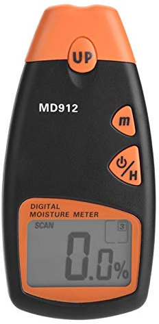 MD912 - Misuratore di umidità per legno, con display LCD digitale a 2/4 poli, per legno, igrometro, per legno, materiale da costruzione per legna da ardere, misuratore di umidità