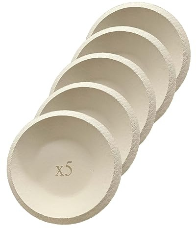 Lot de 5 paniers de fermentation ronds pour 1 kg en forme de pain 23 cm