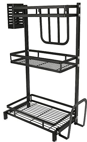 HUOLE Spülschrank Organizer Aufbewahrung, 3 Etagen Unter Waschbecken Regal, Küchen Spülschrankregal, Ausziehbares Küchenregal, Mehrzweck-Organizer für Küche/Bad34*21 * 61cm (drei Schichten)