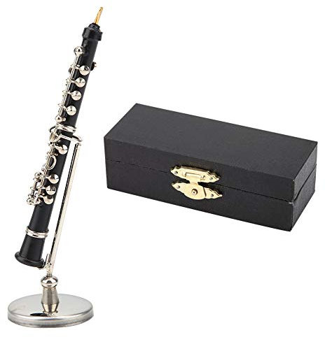 RvSky Handgefertigte Mini-Oboe-Modell-Musikinstrument-Ornamente, Perfekte Dekoration Und Geschenk Für Musikliebhaber, Aufwendige Details Und Hochwertiges Design