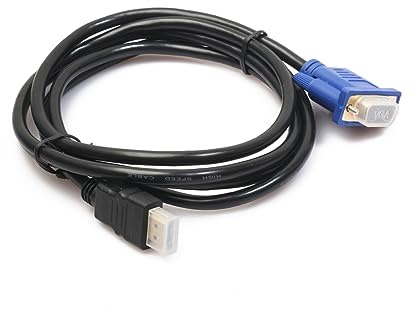OSALADI Câble Adaptateur 1,8 m Mâle vers Vga Broches Mâle Plaqué Or Transfert Haute Fréquence pour Lecteurs DVD HD Téléviseurs Et Projecteurs