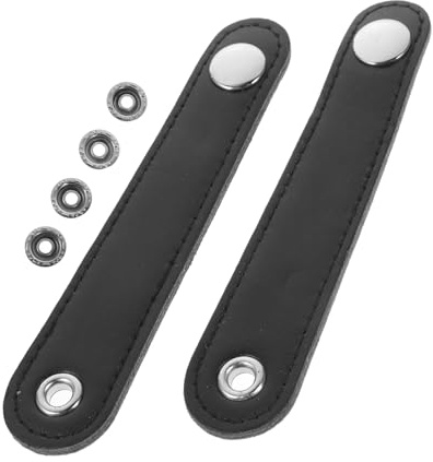 SWOOMEY Universal Double-layer Accordion Bellows Buckle Strap 10cm Center Distance Leather Bellows Belt Accordion Fixation and Repair Replacement Parts