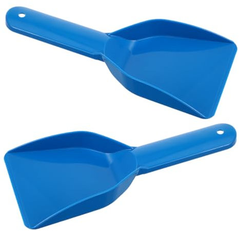 DONFAMDS 2 Stücke Schnee Schaufel und Eiskratzer aus Kunststoff Kompakt und Tragbar für Windschutzscheibe und Gefrierschrank für Küche und Winter