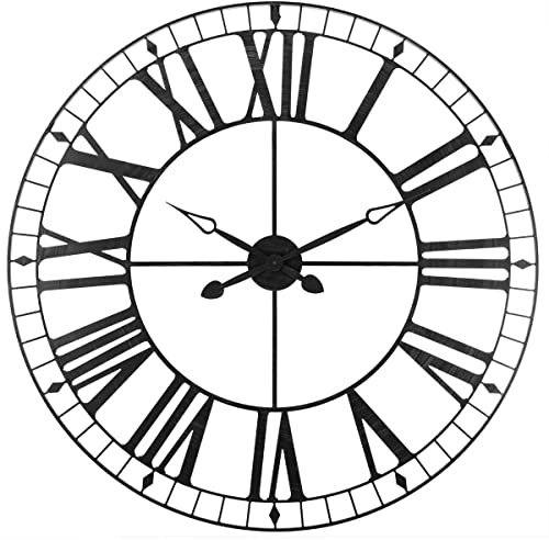 Atmosphera - Reloj 'Vintage' Negro - Metal D. 90 cm