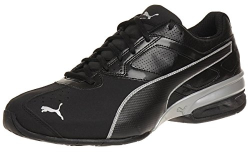 PUMA Men Tazon 6 FM Road Running Shoes, Puma Black-Puma Silver, 46 EU