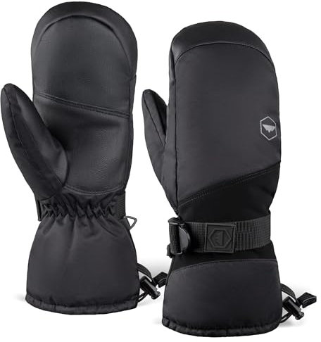 Tough Outdoors Skihandschuhe für Herren und Damen - Skihandschuhe wasserdicht warm - Handschuhe Snowboard Ski Winter - Männer und Frauen Snowboardhandschuhe - Ski Gloves