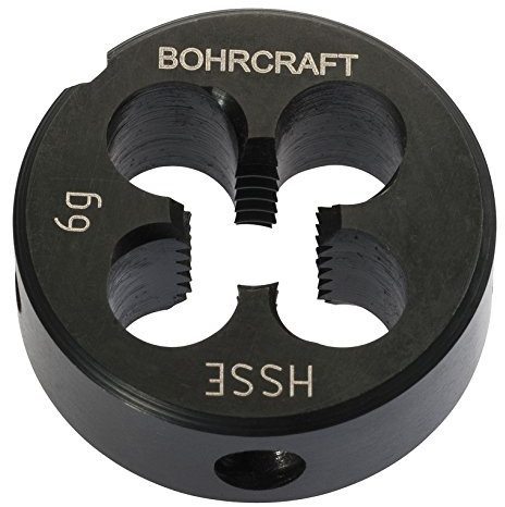 Bohrcraft 42101101200, Gewindeschneideisen M12 HSS-Co , für Stahl, Edelstahl,NE-Metalle, Schneideisen