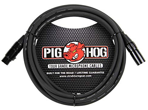PigHog PHM10 8mm Tour Grade XLR Mic Cable 2 Pack - 10 ft