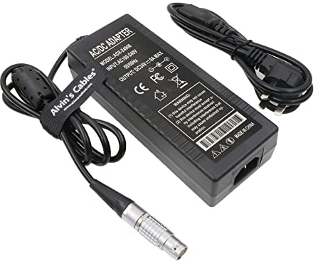 24V Power Supply for ARRI Mini LF|Amira|Alexa Mini Cameras 8 Pin Female to 24V 9A AC Power Adapter Alvin's Cables
