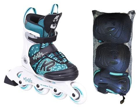 K2 Marlee PRO Pack Kinder Inline Skate INKL. Schonerset, 32-37