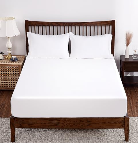Bamboo Viscose Fitted Sheet Queen Size Only, 400 Thread Count