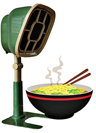 Desktop Cooker Hood, Portable Household Extractor Hood, 3200 RPM Extractor Small Range Hood, Easy to Clean, Home Range Hood, 66 ° Adjustable, 6-Segment Height Adjustment B