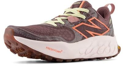 New Balance Women's Fresh Foam X Hierro V8 Trail Running Shoe, Licorice/Gulf Red/Pink Granite, 12 W