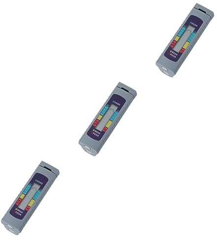 PartyKindom 3St Batterietester akku kapazität tester batterieprüfgerät batterie-prüfgerät batterie-tester digitaler Batterieprüfer Batteriekapazitätsprüfer Digitaler Bildschirm Trockenbatterie