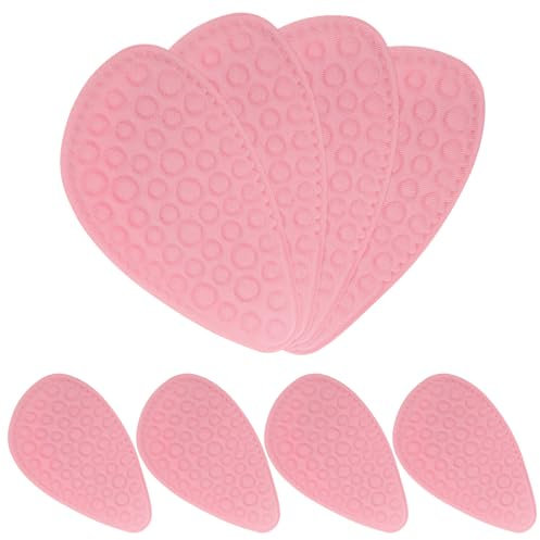 minkissy 4paare Hochwertige Ballenpolster Für Hohe Schuhe Rutschfeste Einlegesohlen Für Damen Komfortable Vorfußpolster Zur Druckentlastung Und Blasenvermeidung Für Elegante High Heels